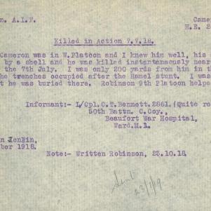 Soldier packet page
