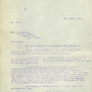 Soldier packet page