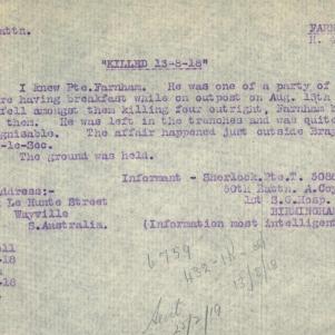 Soldier packet page