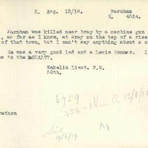 Soldier packet page