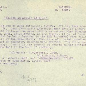 Soldier packet page