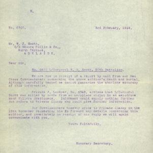 Soldier packet page