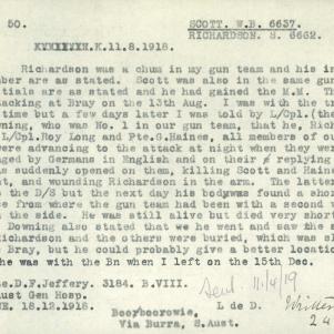 Soldier packet page