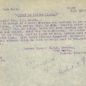 Soldier packet page