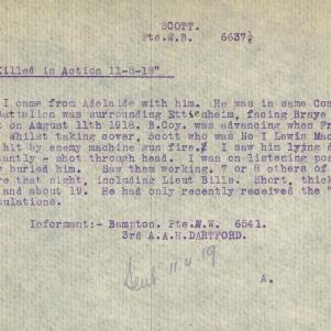 Soldier packet page