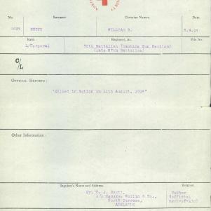 Soldier packet page