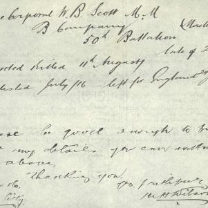 Soldier packet page