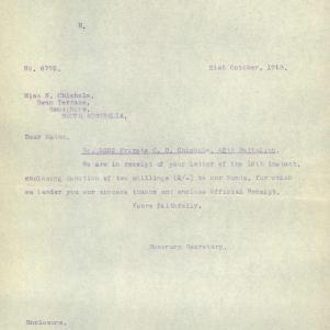 Soldier packet page