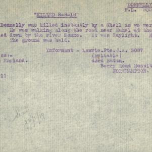 Soldier packet page