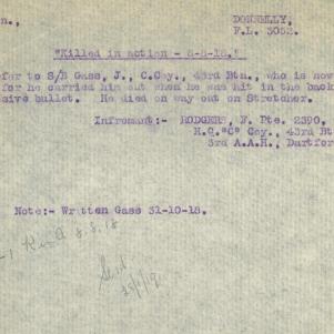 Soldier packet page