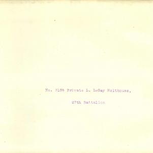 Soldier packet page