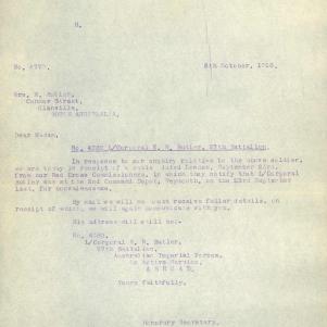 Soldier packet page