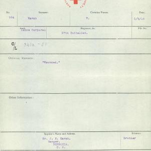 Soldier packet page