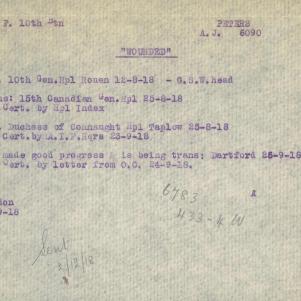 Soldier packet page