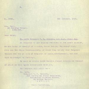 Soldier packet page