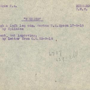 Soldier packet page