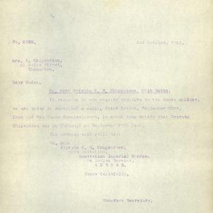 Soldier packet page