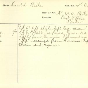 Soldier packet page