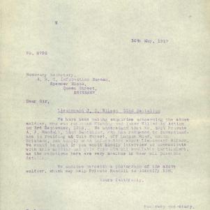 Soldier packet page
