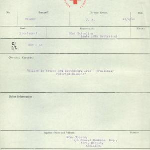Soldier packet page