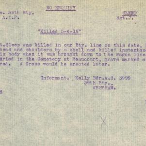 Soldier packet page