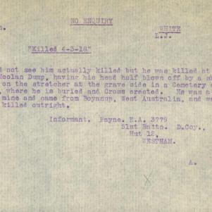 Soldier packet page