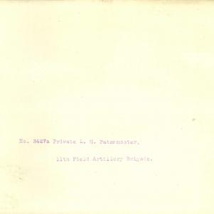 Soldier packet page