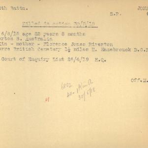Soldier packet page