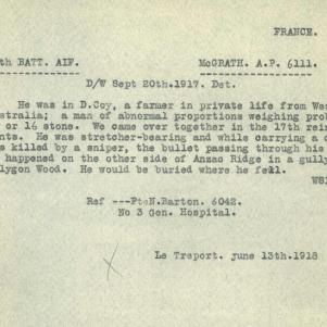 Soldier packet page