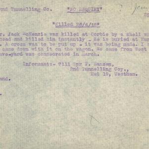 Soldier packet page