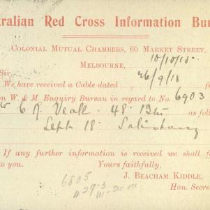 Soldier packet page