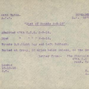 Soldier packet page