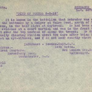 Soldier packet page