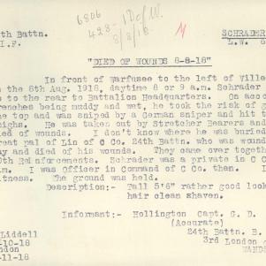 Soldier packet page