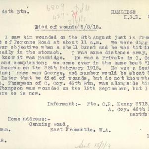 Soldier packet page