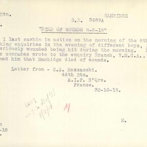 Soldier packet page