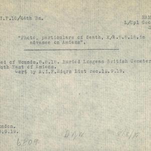 Soldier packet page