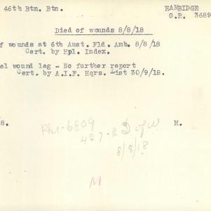 Soldier packet page