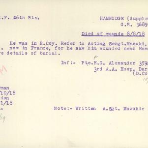 Soldier packet page