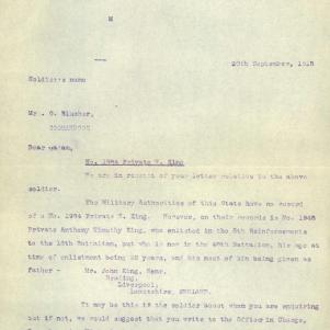 Soldier packet page