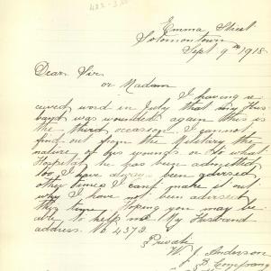 Soldier packet page