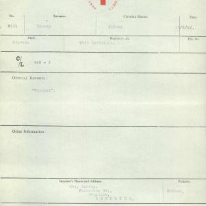 Soldier packet page