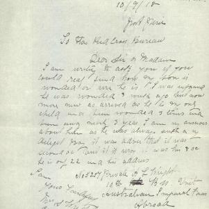 Soldier packet page