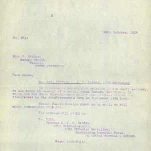 Soldier packet page