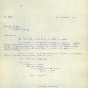 Soldier packet page