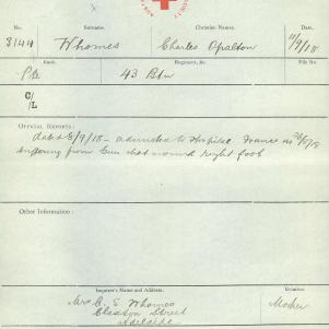 Soldier packet page