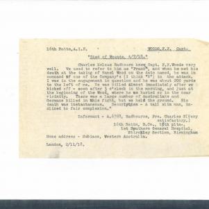 Soldier packet page
