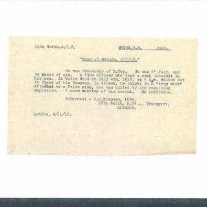 Soldier packet page