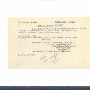 Soldier packet page