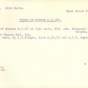 Soldier packet page